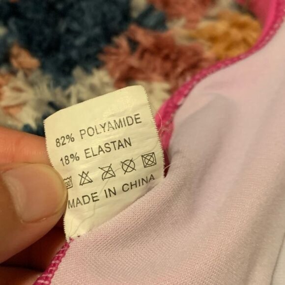 Vintage Ocean Jewel Pink Ruched Swimsuit Size Small One Piece Sweetheart - Picture 6 of 8